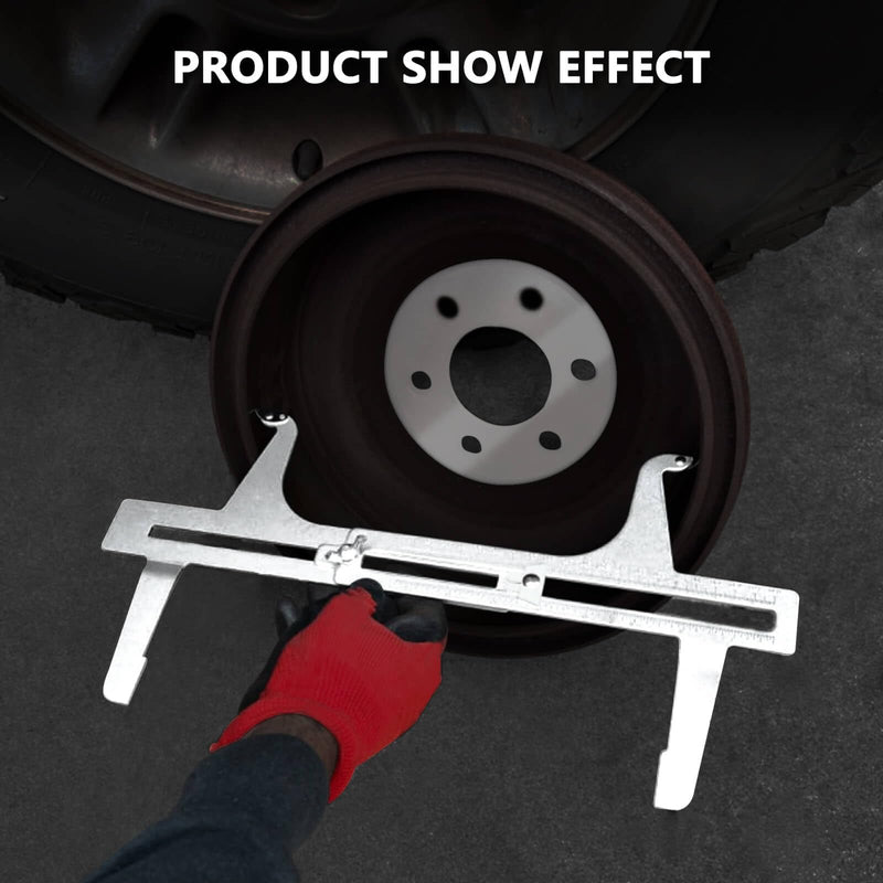 RAMATA Adjusting Brake Shoes and Installing Drum/Brake Resetting Gauge/Brake Reset Meter/Brake Measuring Tool Replaces # 3377