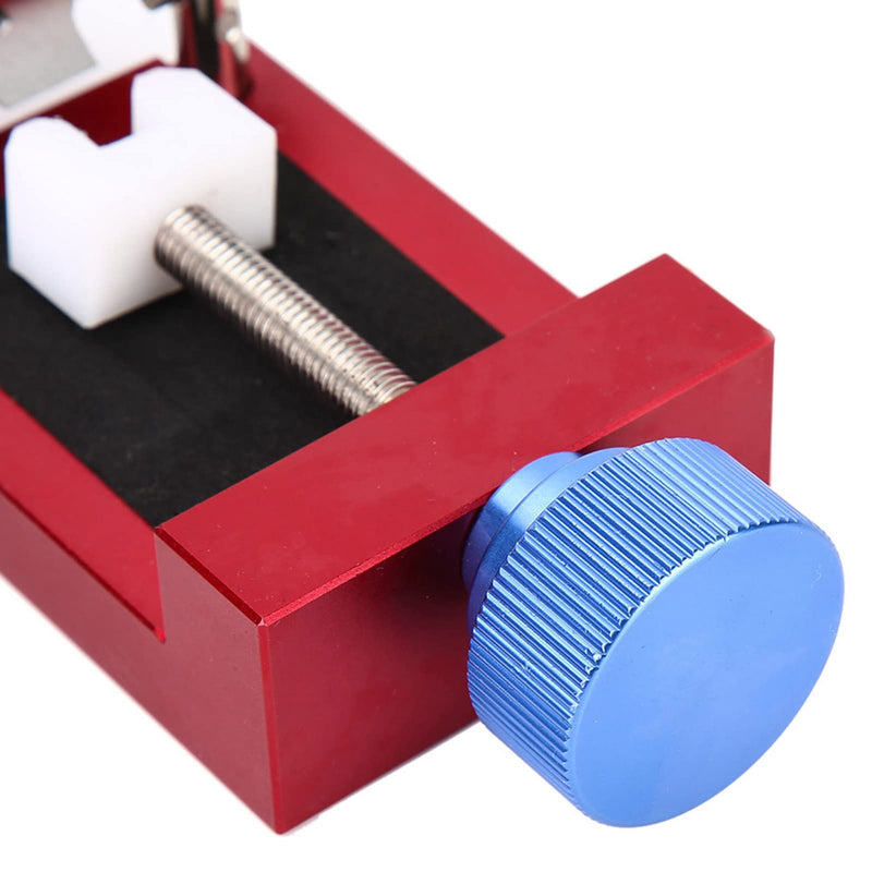 Watch Bezel Removal Tool, Watch Case Opener, Metal Watch Back Cover Opener Adjustable, Watch Back Remover Tool Professional, Watch Repairing Tool (Red Case Remover & Holder)