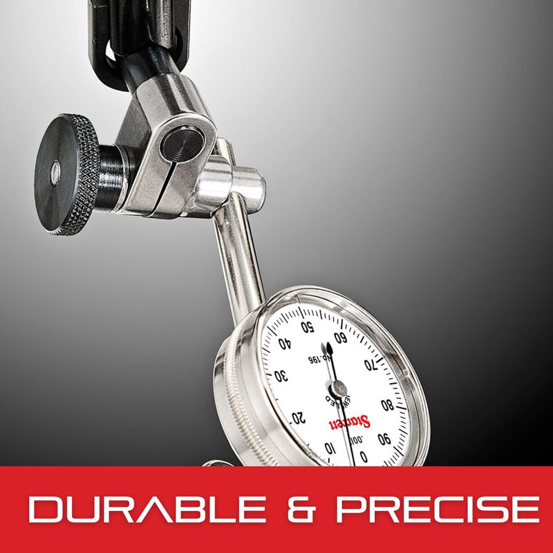 Starrett Precision Swivel Post Snug with Dovetail Clamp - Compatible with Test Indicators for Accurate Measurements in Industrial Applications - PT22428