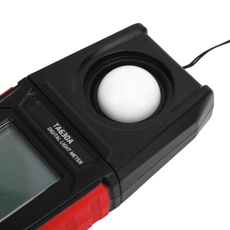 Generic Digital Illuminance Meter Light Meter Luxmeter 0.1 to 200000 Range with Rotatable Sensor and LCD for Plants Photography LED Lights Indoor Outdoor