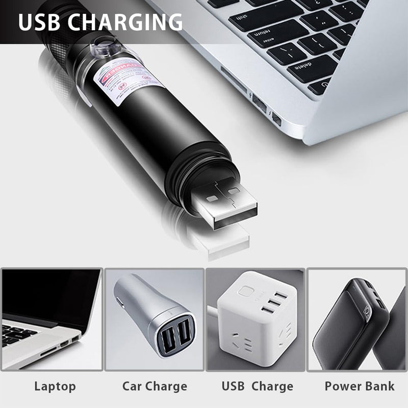 Green High Power Laser Pointer Long Range Strong Beam Laser Pointer Rechargeable