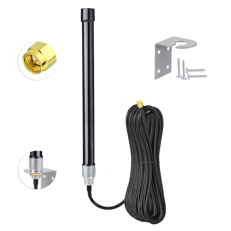 Bingfu 4g LTE Long Range Cellular Trail Camera Antenna 32.8ft Cable - Compatible with Spypoint Link Micro Covert Spartan Stealth Tactacam Muddy Wildlife Hunting Game Cam Outdoor Mobile Security Camera