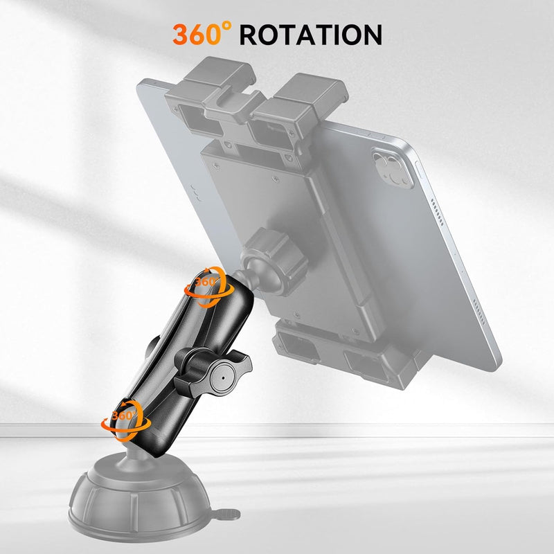 OHLPRO Double Socket Arm-94 for RAM Mounts B Size 1" Ball Components, Durable Mounting Arm Extension Adapter for Car Dash, Truck, Boat Phone Holder and GPS