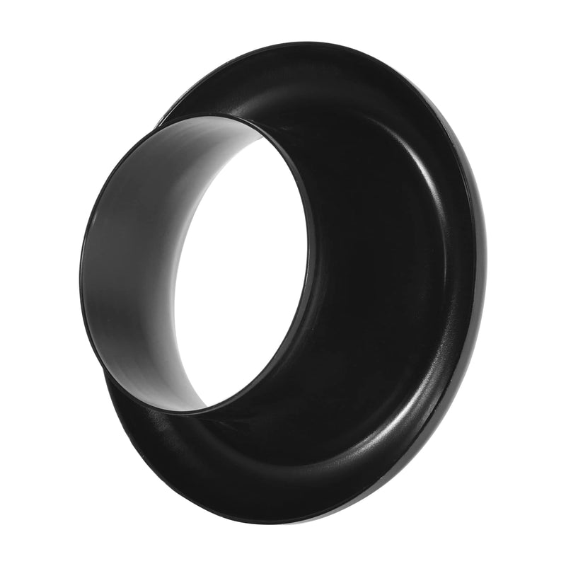 X AUTOHAUX 4 Inch Inlet Aluminum Bellmouth Velocity Stack Adapter Air Intake Turbo Horn Air Inlet Decorative Cover Black