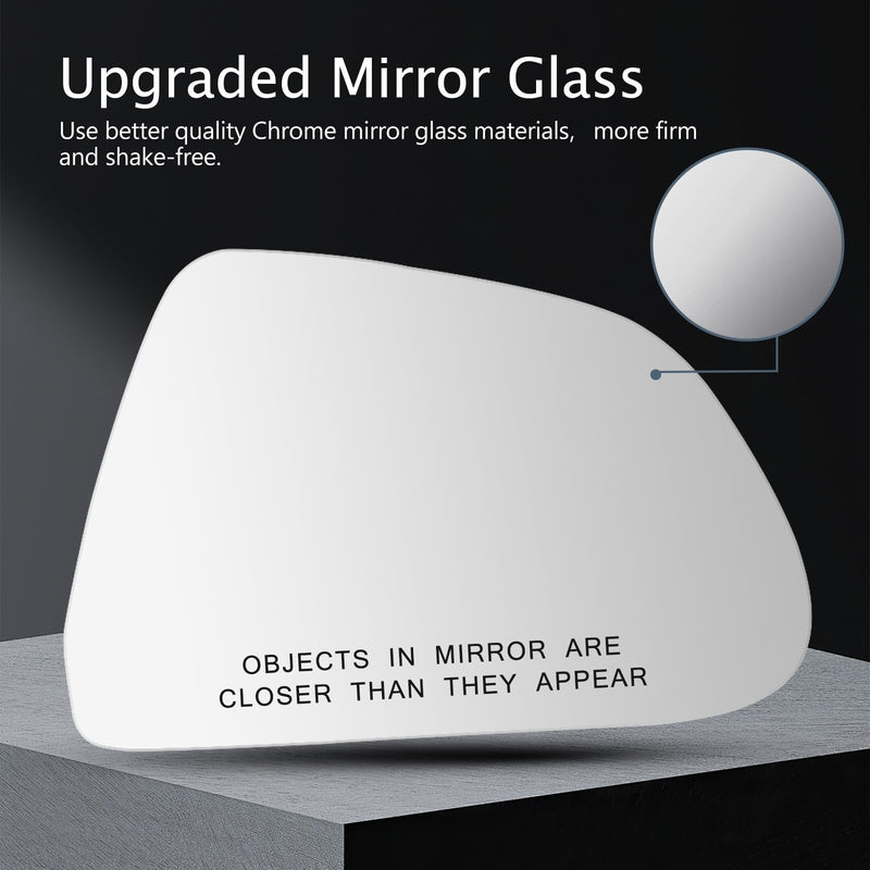 Passenger Side Mirror Replacement For Tesla Model 3 2017-2023 – Mirrors for Tesla Model 3 W/Backing Plate- Side Mirror for Tesla Model 3 Accessories Right (Passenger Side)