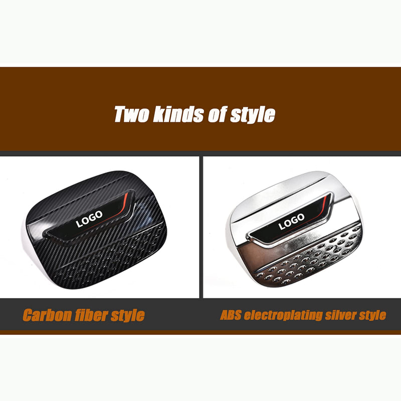 Sport Style Carbon Fiber Print Fuel Tank Cover Oil Cap Gas Cover Trim Sticker Compatible with Honda Accord Sedan 10th 2018 2019 2020 2021 (Black) Black