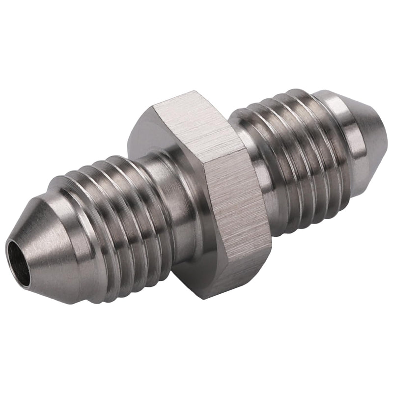 3AN Male to 3AN Male Stainless Steel Brake Clutch Fuel Oil Fitting Adapter Coupler 3AN to 3AN