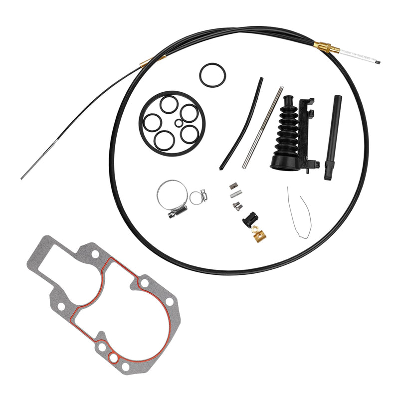 865436A03 Lower Shift Cable Kit Compatible with Mercury Mercruiser Alpha One+Gen 2, R, MR Shift Cable Kit+Gasket Replace#865436A02, 19543T-1, 19543A10, 19543A