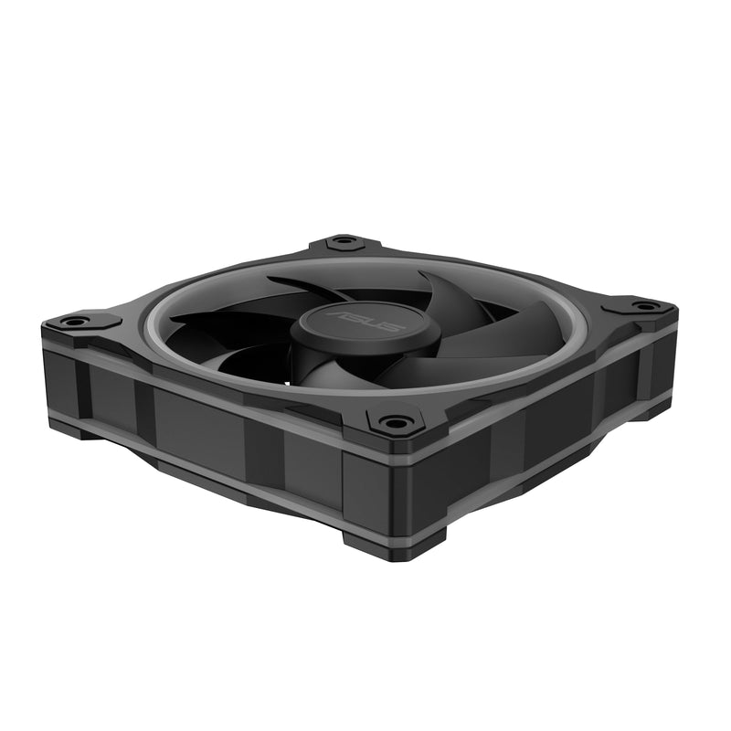 ASUS Prime MR120 ARGB Fan Black Triple Pack, 28mm Extra-Thick Frame, Quiet, high-Performance Cooling with PWM, 20 ARGB LEDs with Dual-Sided Frame Lighting, Aura Sync, 2 Year Warranty 3 Pack MR120 ARGB|Black