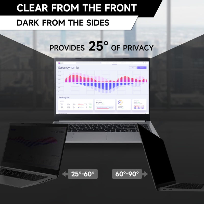 2 Pack (1920x1080) Display 14 Inch Laptop Privacy Screen 16:9, Anti Blue Light Glare & Anti Scratch Computer Privacy Shield, Not for 14" with 1920x1200 Resolution Laptop 2 PACK 14 Inch Privacy Screen(16:9)