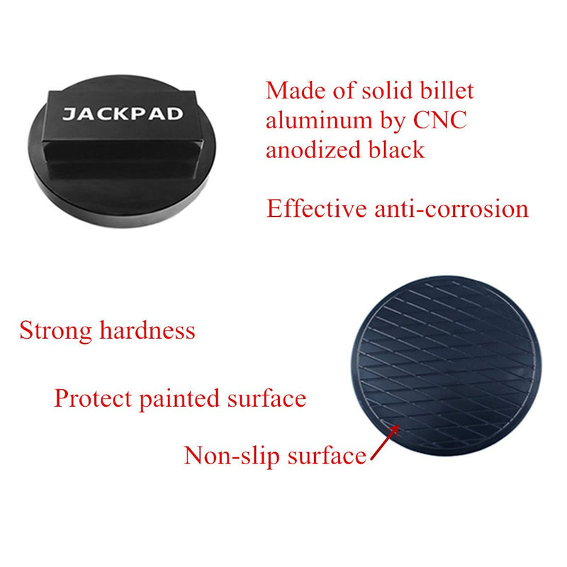 Jack Pad Adapter Anodized Black Replacement for B-M-W 135 335 535 E82 E88 E46 E90 E91 E92 E93 E38 E39 E60 E61 E63 E64 E65 E66 E70 E71 E89 X5 X6 X3 1M M3 M5 M6 F01 F02 F30 F10,Mini(2 pcs) 2pcs