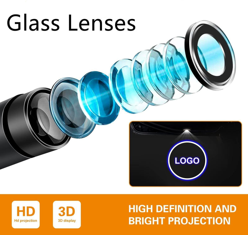 2PCS Kegoova Fadeless Car Door Lights Logo, Glass Lens Puddle Lights, Welcome Projector Lights Compatible with Forester Outback Ascent Legacy XV Accessories (SBR-Bear) SBR-Bear