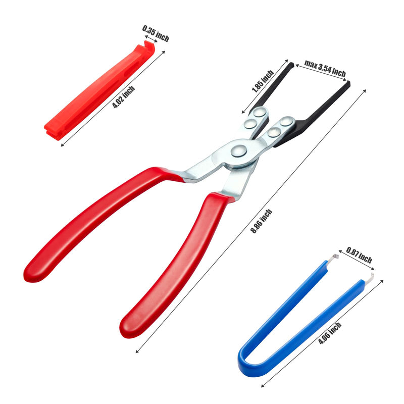 Aleric Relay Puller Pliers and Relay Fuse Remover Tools, 6 Pack, Automobile Fuse Puller Pliers, Car Fuse Puller, Fuse Removal Tool, Relay Pliers Puller, Vehicle Electrical Disconnect Plier