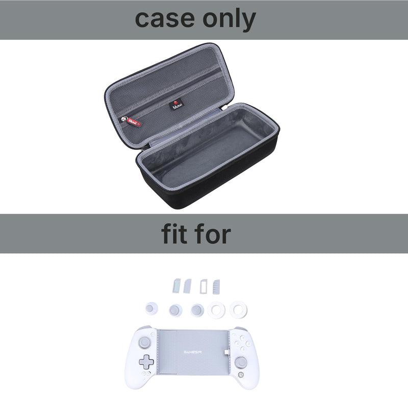 Mchoi Hard Carrying Case for GameSir G8 Plus MFi / G8 Plus / G8+ Mobile Game Controller, Shockproof EVA Travel Organizer with Zipper & Wrist Strap