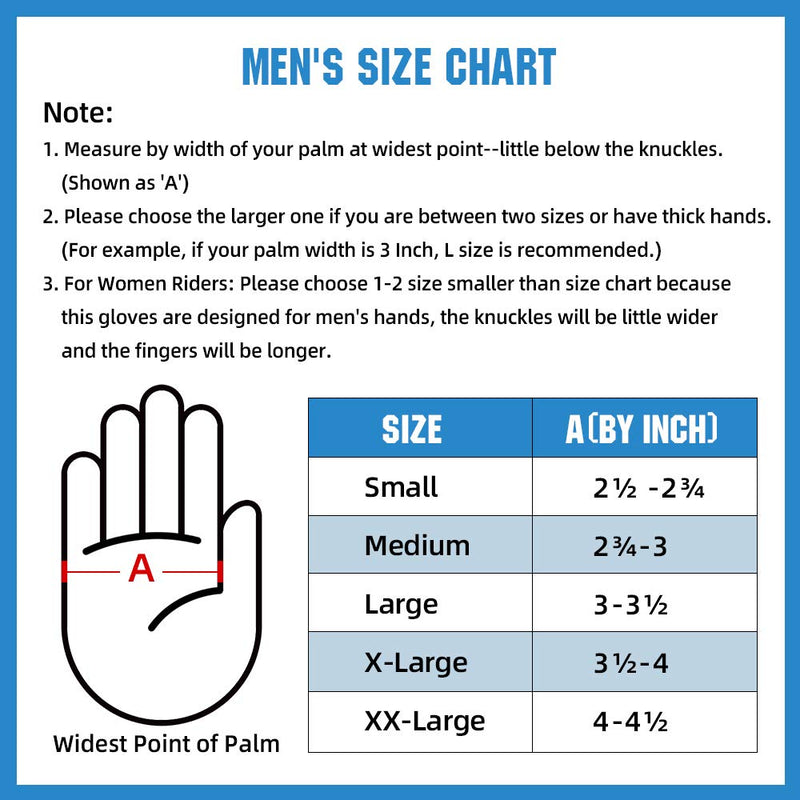 Updated Full Finger Leather Motorcycle Gloves Phone Touch Goat Skin Black Motorbike Riding Gloves (Updated,Non-Perforated, L) Updated,non-perforated Large
