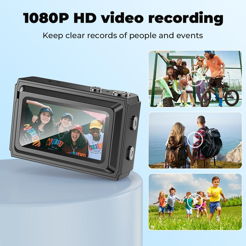 Spy Camera Hidden Video Recording Mini Video Camera Small Body Cam Pocket Car Camera Secret, no WiFi no App Needed