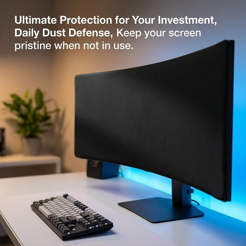 Dust Cover for Samsung 34" Odyssey G5 Gaming Monitor, Neoprene | Compatible with G55T, G55A, 1.5mm Thick Neoprene for Ultra-Wide Curved Screen, Waterproof, Anti-Scratch & Anti-Fingerprint