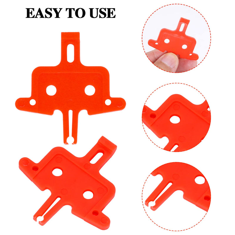 6PCS Bicycle Brake Pads Spacer Hydraulic Disc Brake Pads Spacer Hydraulic Bike Brake Pad Spreader Cycling Repair Instert Tools for MTB, Road Bike