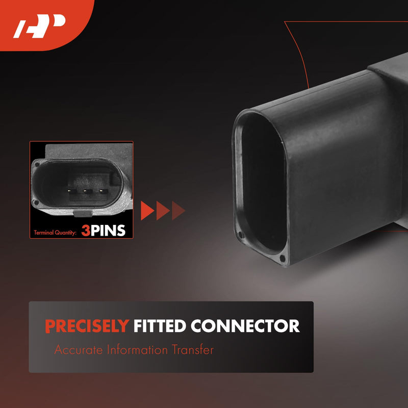 A-Premium Exhaust Differential Pressure Sensor Compatible with Volkswagen Golf 2010-2013 Jetta 2009 - Replace for# 076906051A