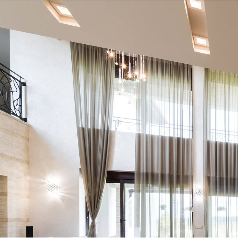 NICOR Lighting 6 inch White Square LED Recessed Downlight in 3000K (DQR6-10-120-3K-WH-BF) 3000K Color Temperature