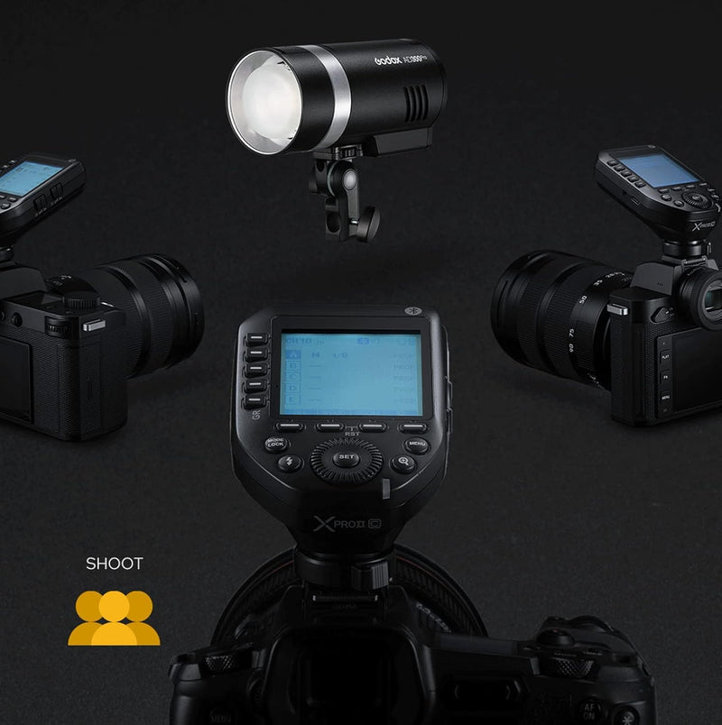 Godox XproII-S TTL 2.4G Wireless High Speed Sync 1/8000s, 11 Customizable Functions,5 Group Button,4 Function Buttons Offer Convenient Manipulation for Sony Camera (XPROII-S)