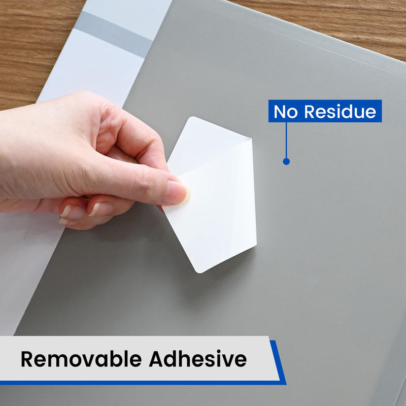 L LIKED 4" x 2" Blank Removable Labels with No Residue, Water and Oil Resistant, Use for Both Home and Office (1 Roll, 750 Labels) 4x2-750