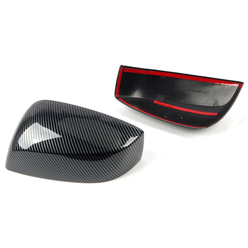 HIGH FLYING Car Exterior Rear View Side Mirror Cap Cover ABS for Subaru WRX STI 2015-2021 (Without Turn Signal Lights) Review Mirror Cap without Turn Signal Lights