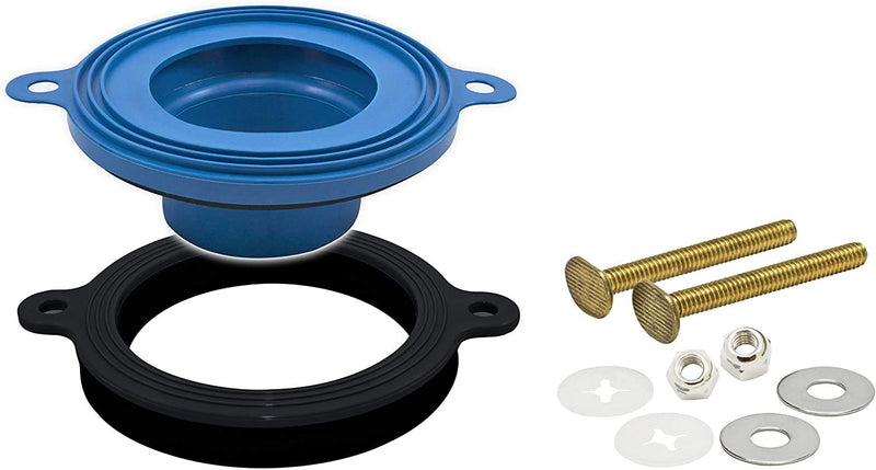 Fluidmaster 7530P8 Universal Better Than Wax Toilet Seal, Wax-Free Toilet Bowl Gasket Fits Any Drain 2 Pack