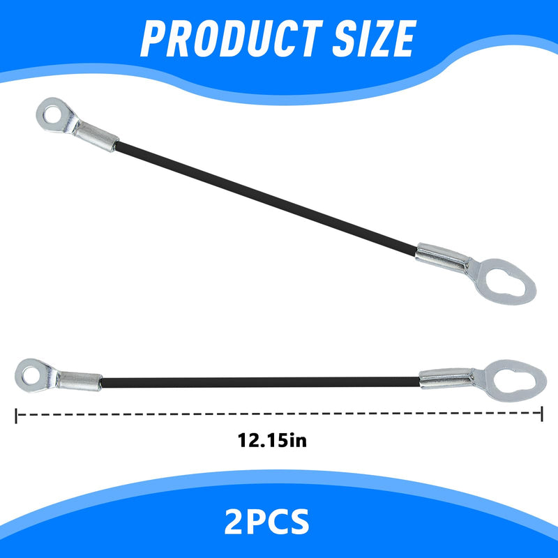 2PC Left/Right Tailgate Support Cables for 2005-2015 Toyota Tacoma, Replaces 65770-04070 Restore Tailgate Support Function