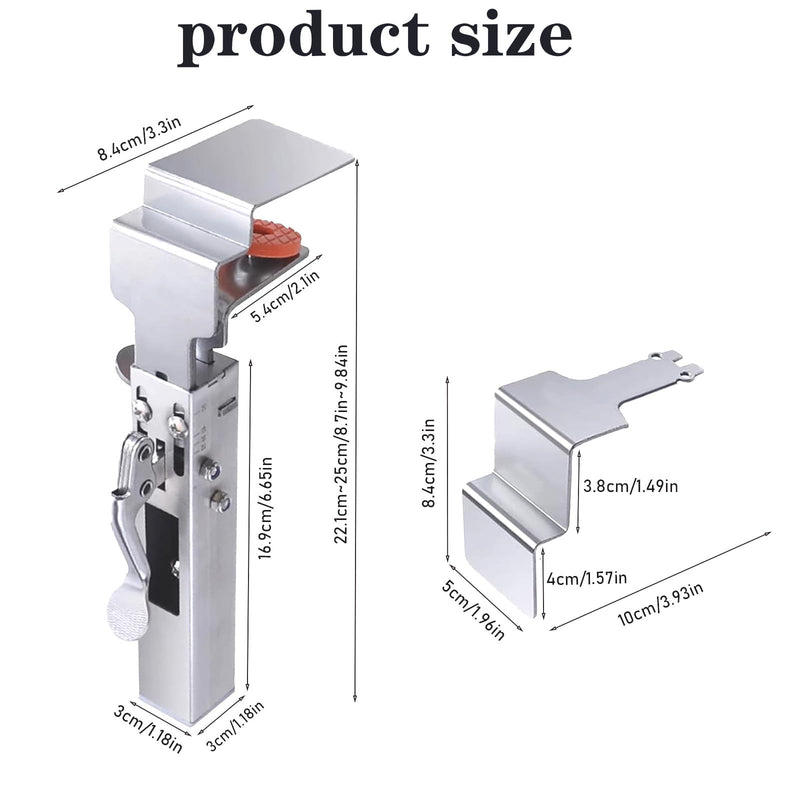 Drawer Front Installation Clamps, Adjustable Drawer Fixing Clamp,for Drawer Clamps for Drawer Panel Installation Fixing Clips With Woodworking Pencil - 2 Sets