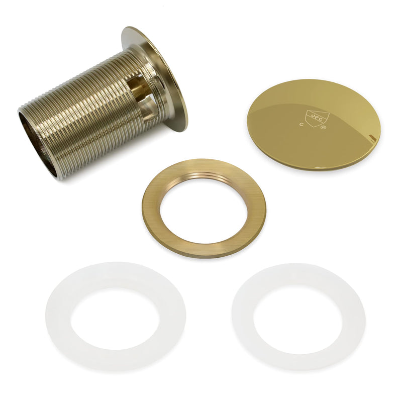 FerdY Pop-up Drain for Freestanding Bathtub, Gold Finish, cUPC Certification, Freestanding Bathtub Drain Stopper Drain-gold
