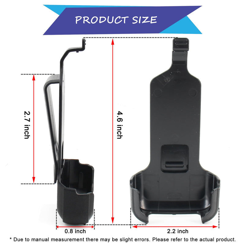 (4-Pack) Walkie Talkie Belt Clip Fit for Retevis RT22 WLN KD-C1 Zastone X6 LUITON LT-316 NKTECH NK-U1 Zeadio ZS-B1 TIDRADIO TD-M8 RADTEL RT-10 RADIODDITY R1 AP-100 Two Way Radio