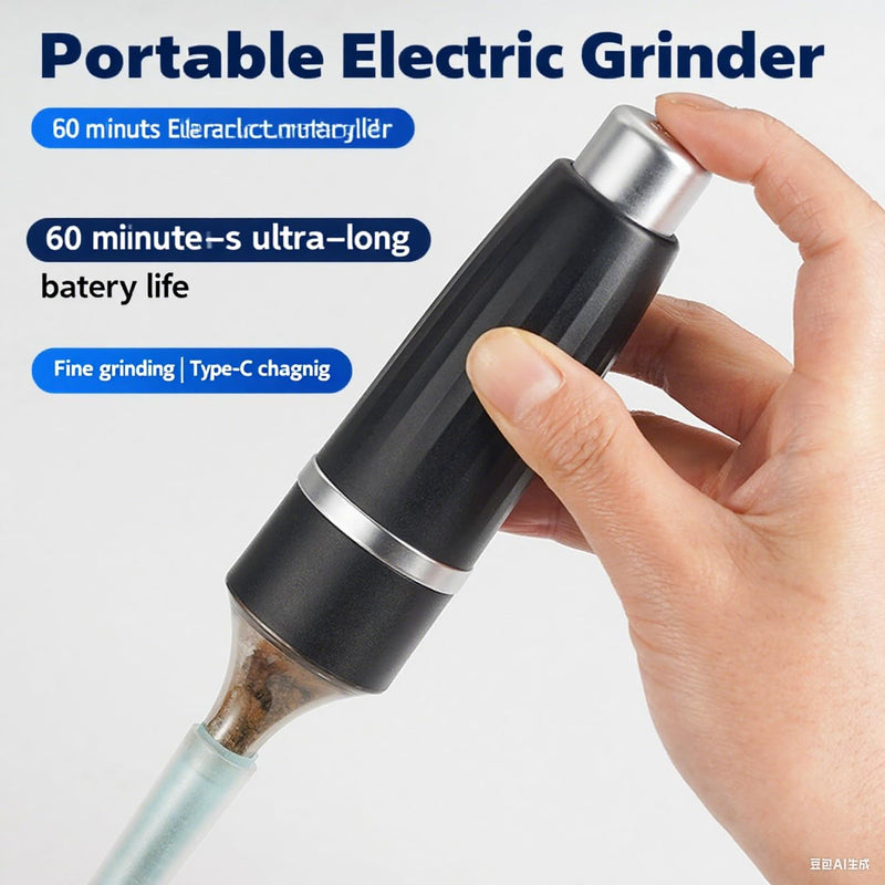 Electric Herb Grinder USB Rechargeable Portable Automatic Spice Grinder Grinding Fill Integrated (Pink) Pink