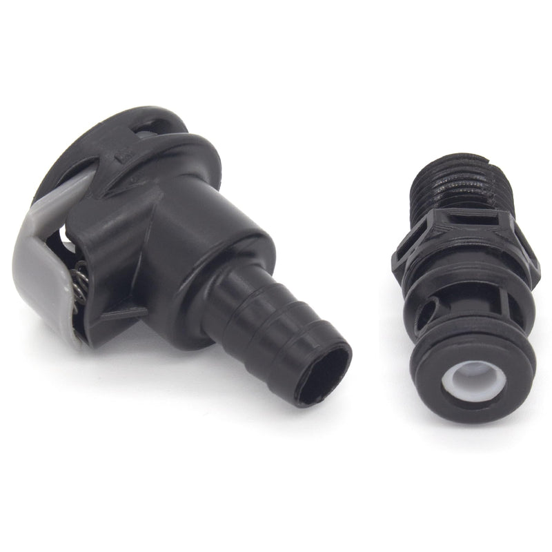 8838US6 Marine Universal Male Female Sprayless Connector for Boat Fuel Gas Tank