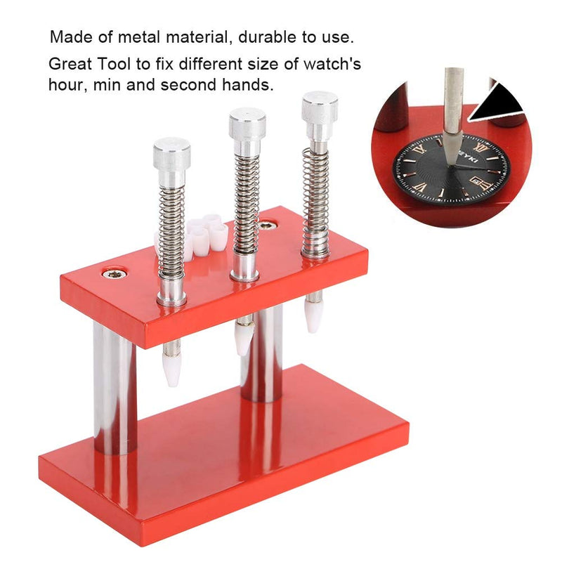 Watch Hand Presser, 3 Press Heads Watch Hand Presser Setting Fitting Set Professional Watch Wristwatch Repair Tool