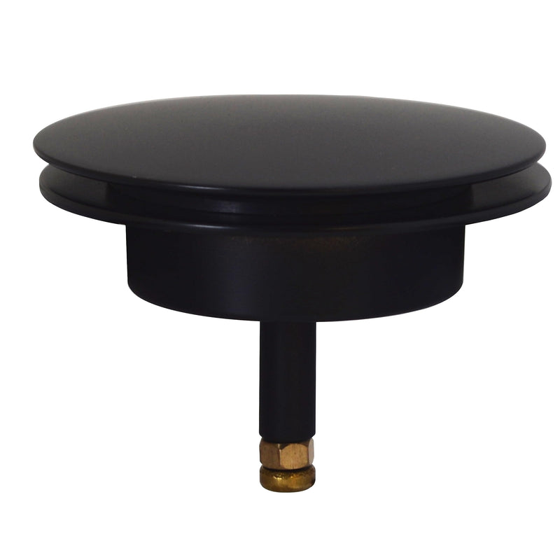 Westbrass European Style Trim for Cable Drive Bath Waste, Matte Black, D50TE-62 1 Pack