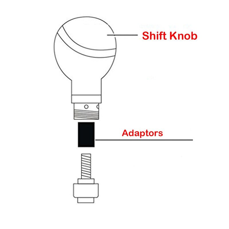 Pool Ball Billiard Stick Shift Knob Universal Gear Shifter Knobs for Car SUV Bus Truck (Black 8) Black 8