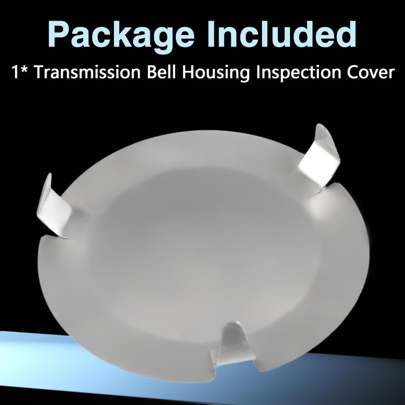 62MM Transmission Bell Housing Inspection Cover, Bellhousing Cap, Automatic Transmission Torque Converter Housing Plug Compatible with Buick Cadillac Chevrolet Hummer Replace#: 24205900