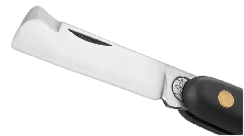 DUE BUOI 202 SU.SI. Professional Agriculture Pruning Grafting Knife for Budding Trimming Böhler K720 Carbon Steel Blade (Professional NOT an EDC Knife)