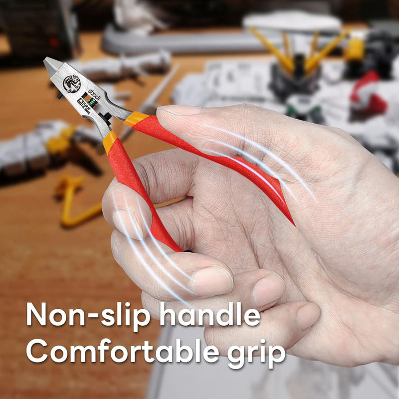 stedi Ultimate Model Nippers 5-Inch,Ultra-Thin Single-Edge with Protective Case, Sprue Cutter for Gundam Repairing Plastic Model and Fixing, for Gunpla Model, 2026 Ultimate Single-edged（for Professionals) 2026