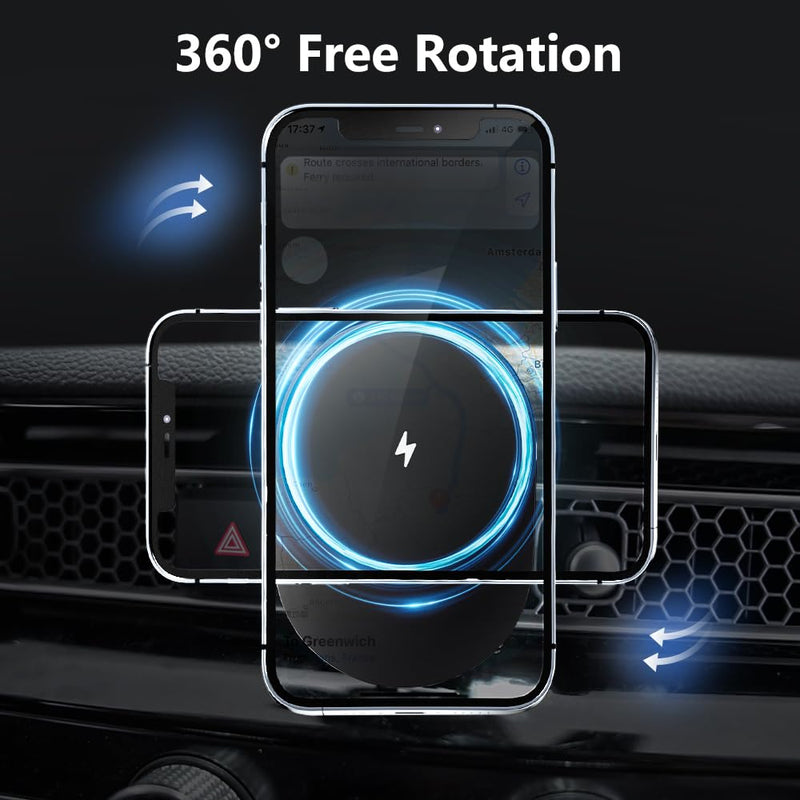 15W Qi Wireless Car Charger for Honda Civic 2022-2026, Auto-Clamp | Custom Auto-Clamping Charging Holder,15W Fast Wireless Charge,Custom Fit Honda Civic 2022-2026(NOT CRV/Accord),All Phones