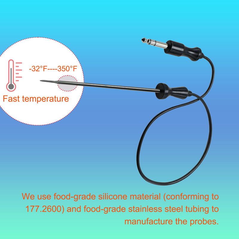 for DG32-00013A Samsung Oven Temperature Probe Meat Temperature Probe Oven Probe Length 25.6 in Stainless Steel Cooking Sensor