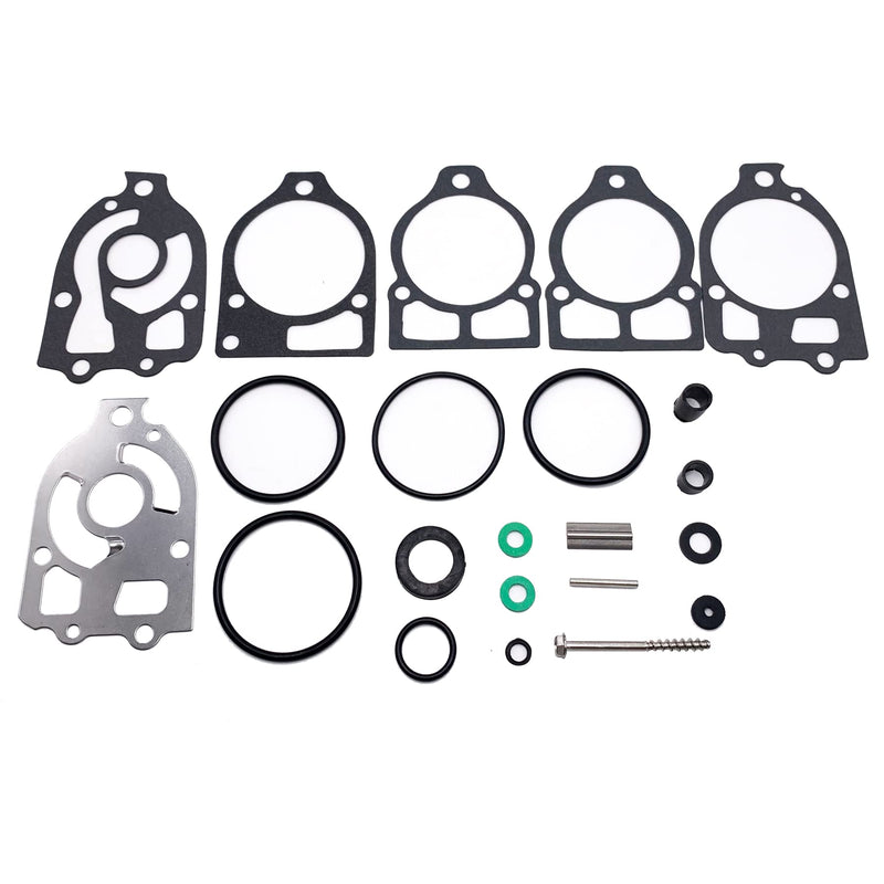 96148A8 Water Pump Impeller Kit for Mercury Mariner 2-Strokes Outboard Motors and MerCruiser R MR Alpha One Drives 46-96148A8 46-96148Q8 46-96148T8 18-3217