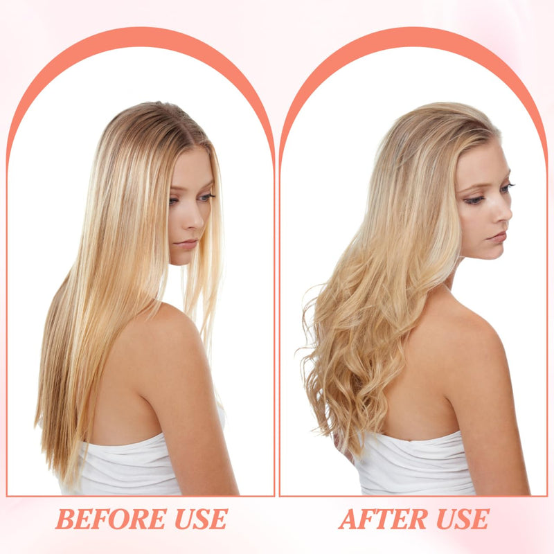 Lurrose Hair Curler Spring Clip Rollers 6 Pcs Diy Hair Rollers for Women Rolls for Volume and Wavy Styling Reusable Styling Tools for Bangs and Ends