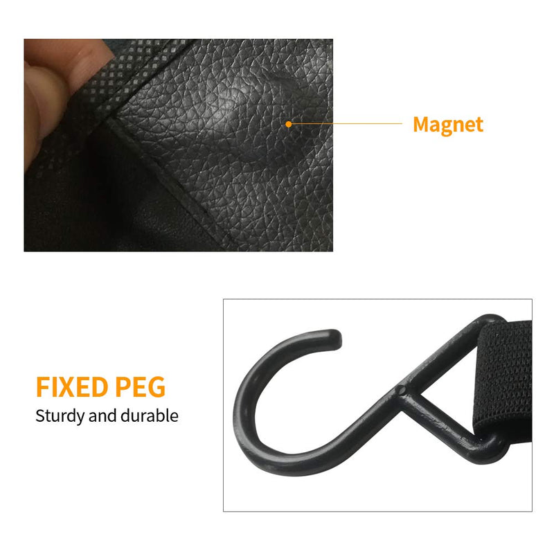 Magnetic Fender Cover, Magnetic Mat Pad for Mechanics, Automotive Mechanic Work Mat for Repair PU Leather Protective Car Mat