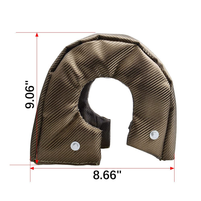 T4 Titanium Turbo Blanket Turbocharger Heat Shield With Fastener Springs T4