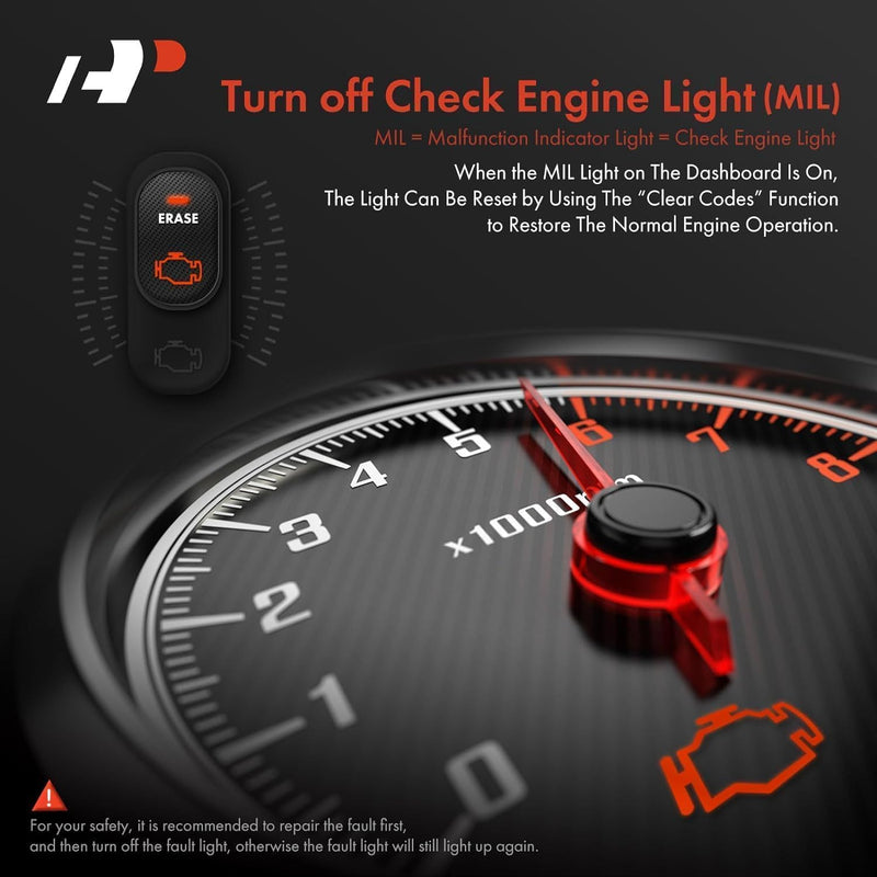 A-Premium AD200 Professional OBD2 Scanner Car Diagnostic Tool, OBDII EOBD Code Reader, Enhanced Check Car Engine Light Diagnostic Scan Tool, Upgraded Fault Code Scanner for All Vehicles from 1996 Upgraded Scan Tool AD200