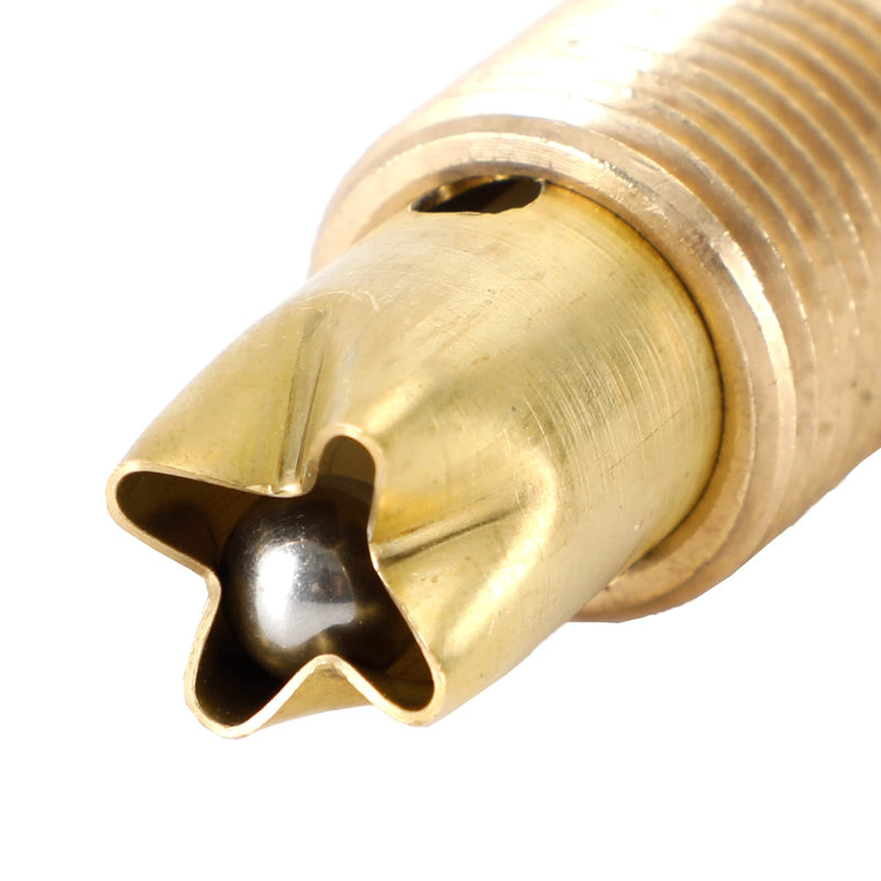 Fuel Check Valve Vent, 1/2" NPTF Male Threads, Fuel Gas Tank Rollover Safety Vent Valve Assembly, 5/16" Hose Threads Only Apply to NPTF