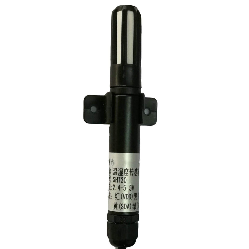 Taidacent SHT30 SHT31 High Precision Waterproof Digital Temperature Sensor 1M Cable Water Resistant Temperature and Humidity Sensor Air Temperature and Moisture Measurement (SHT31, Shielded Cable)