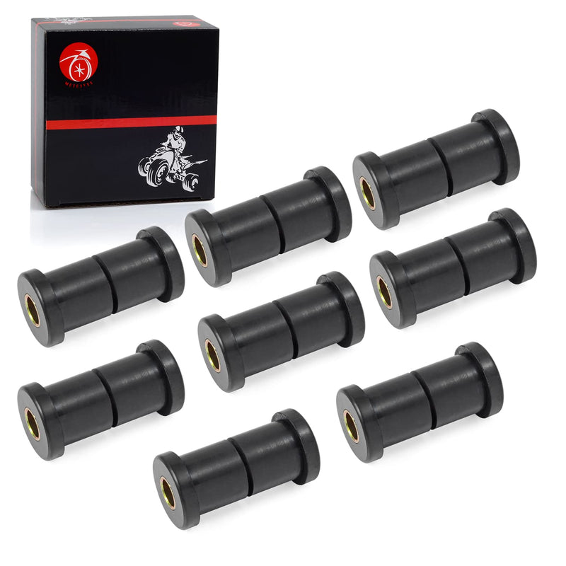 Front Leaf Spring Bushing & Rear Leaf Spring Bushing & Sleeves Kits Compatible with Club Car DS Golf Cart 1981-Up EZGO TXT/Medalist 1994-up
